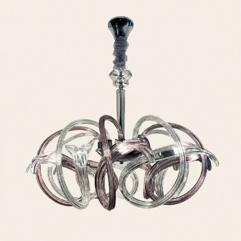 Vortex Murano-Style Chandelier