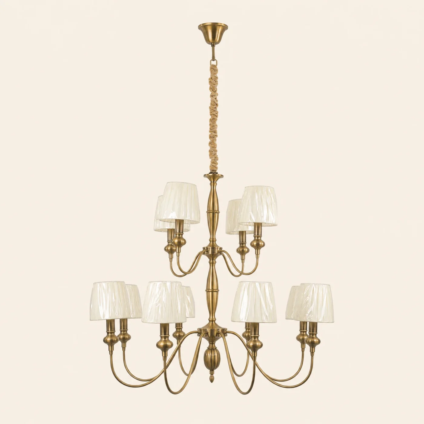 Windsor Two-Tier Shaded Chandelier