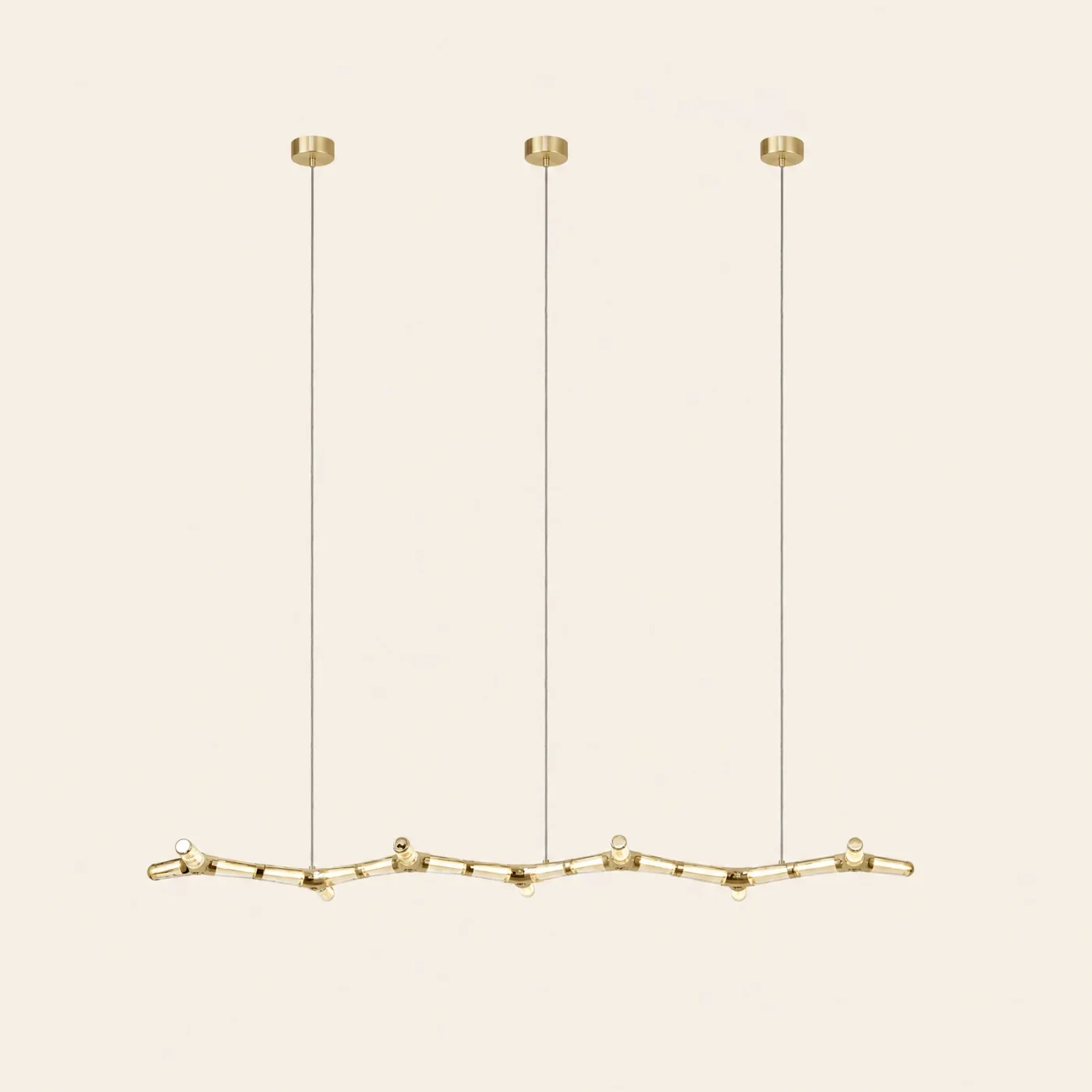 Zigzag Linear Chandelier